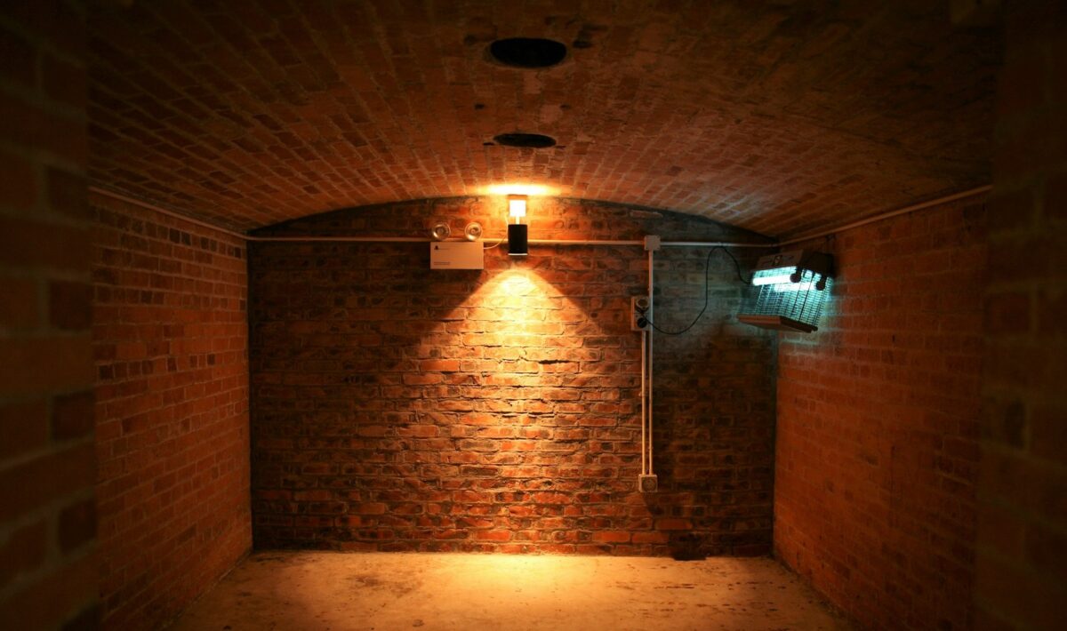 photo après l'isolation plafond cave