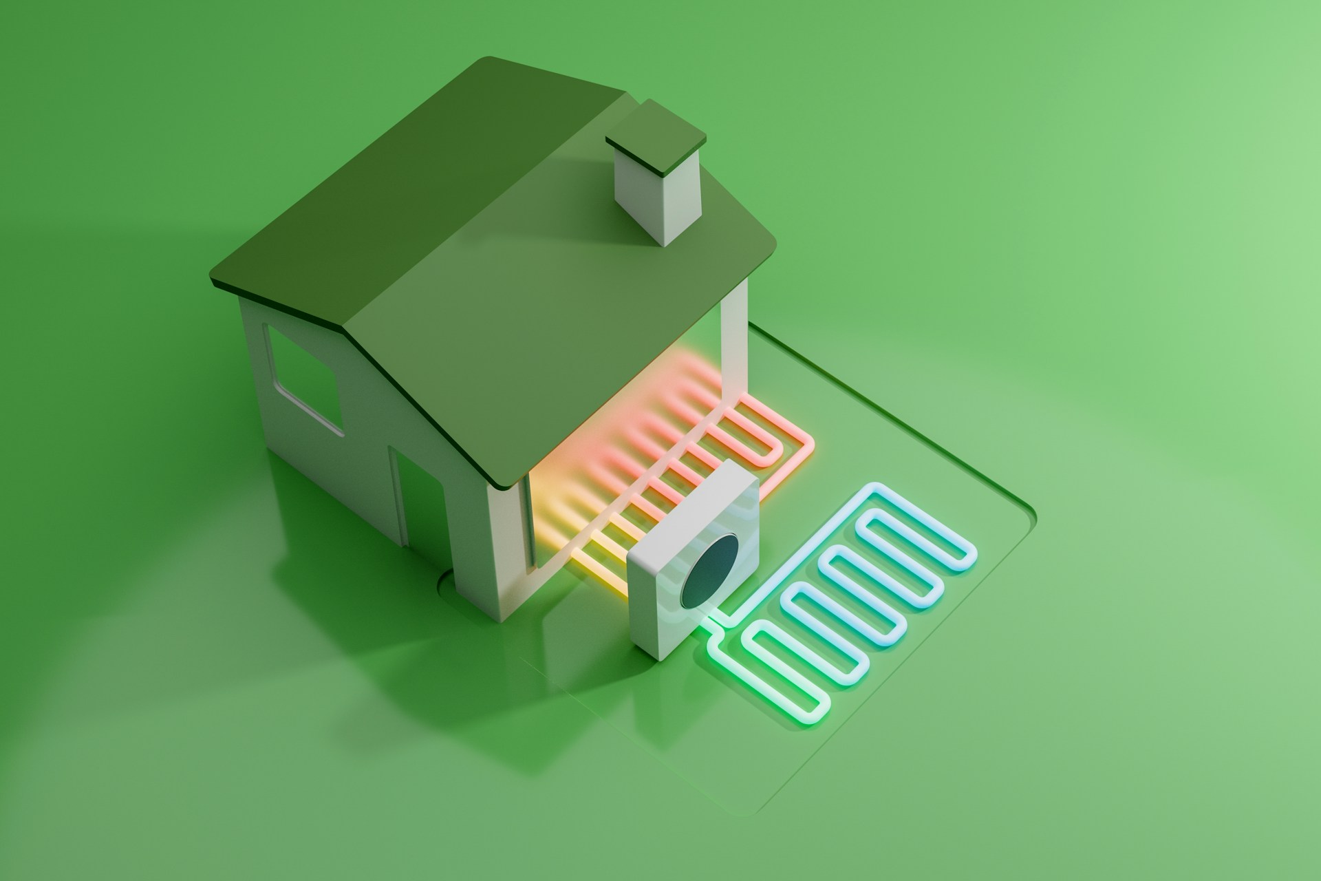 schéma installation pompe à chaleur avec radiateur électrique