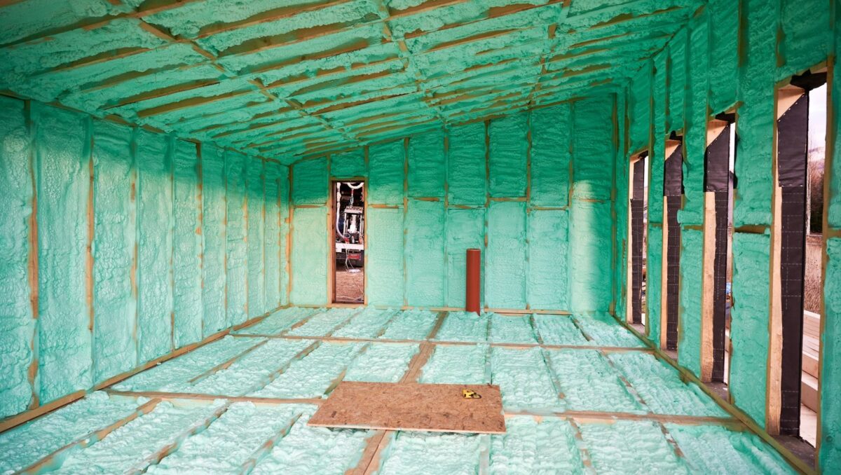 isolation par flocage thermique bâtiment