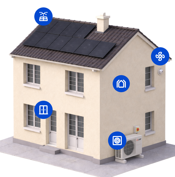 schéma bouquet de travaux rénovation d'ampleur ou rénovation globale